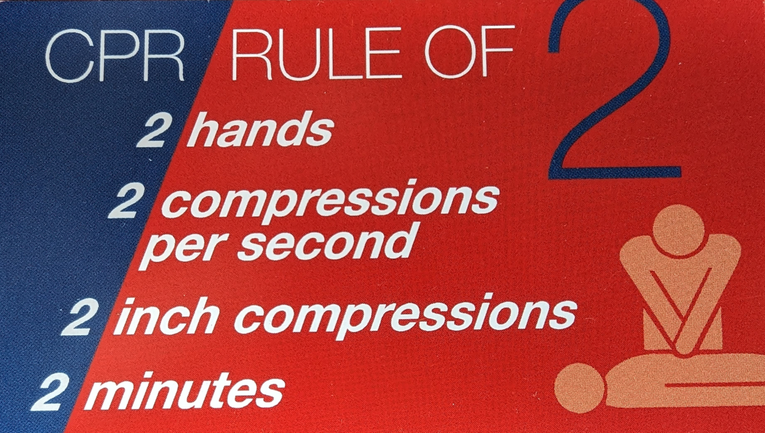 Cpr Ruler When Performing CPR – Remember the rule of 2 – Albany Safety Foundation